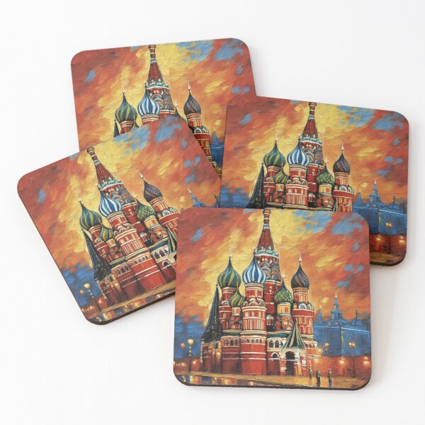 Item preview, The Majesty of Moscow's Red Square designed and sold by Artisticanvas.