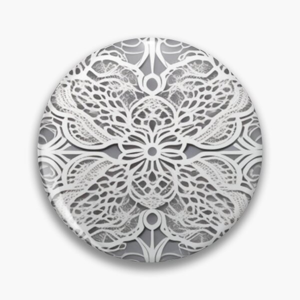 Item preview, White French lace  designed and sold by Roxburylane.