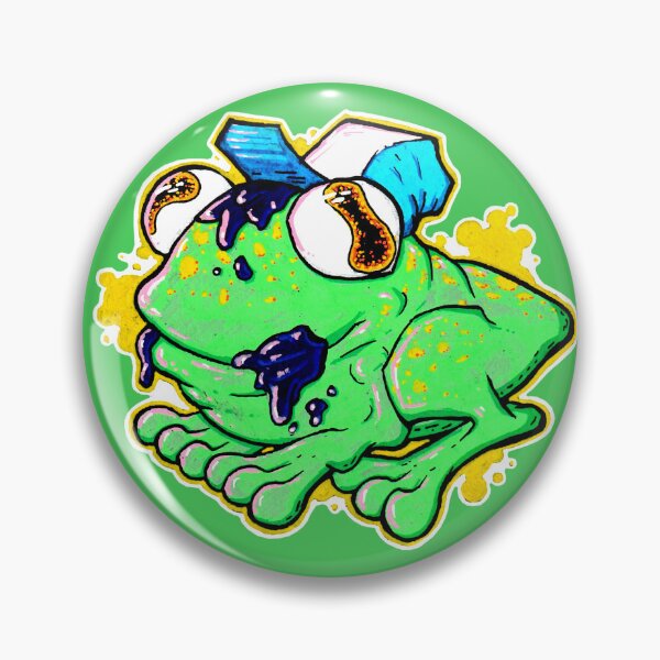Item preview, green, drippy frog. designed and sold by Sparehead33.