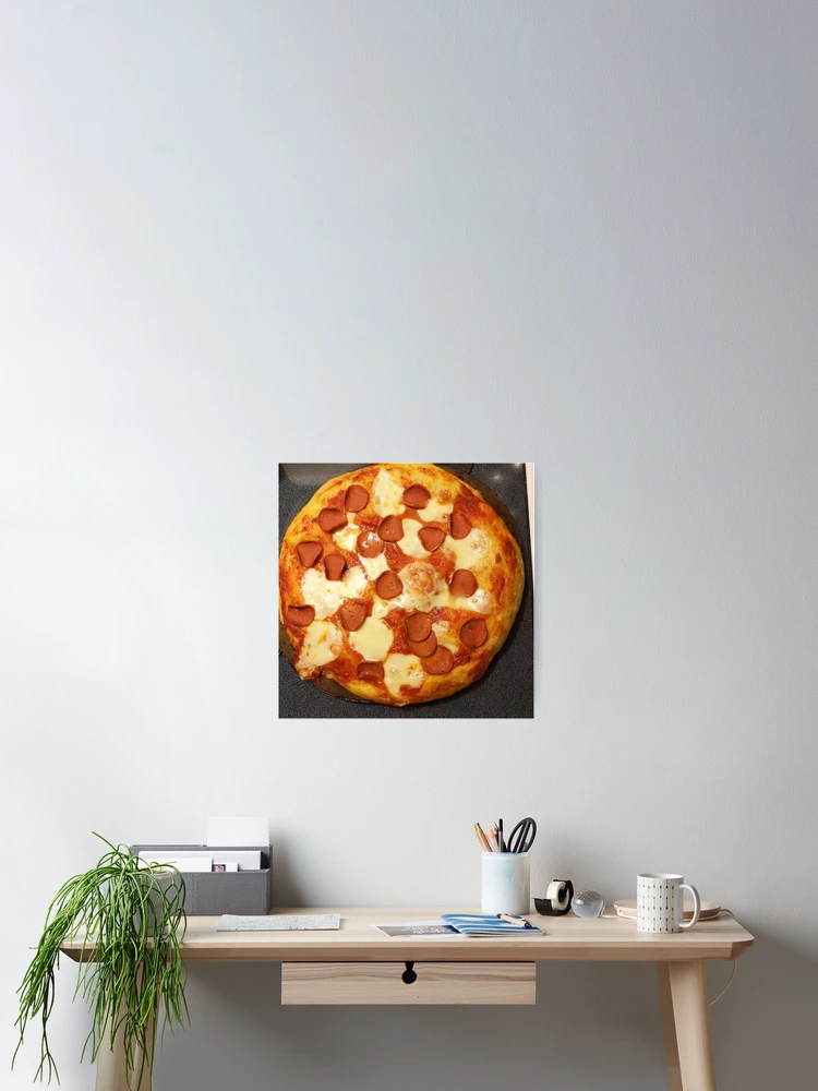 Thumbnail 2 of 3, Poster, Pizza designed and sold by Jacob Robitaille.