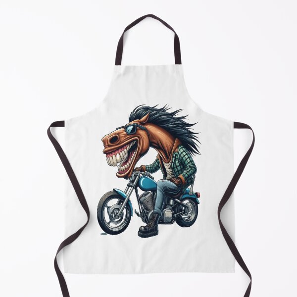 Item preview, Horse Riding Motorcycle Vintage Subversive Cartoon designed and sold by kustomart.