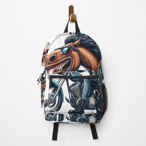 Item preview, Horse Riding Motorcycle Vintage Subversive Cartoon designed and sold by kustomart.