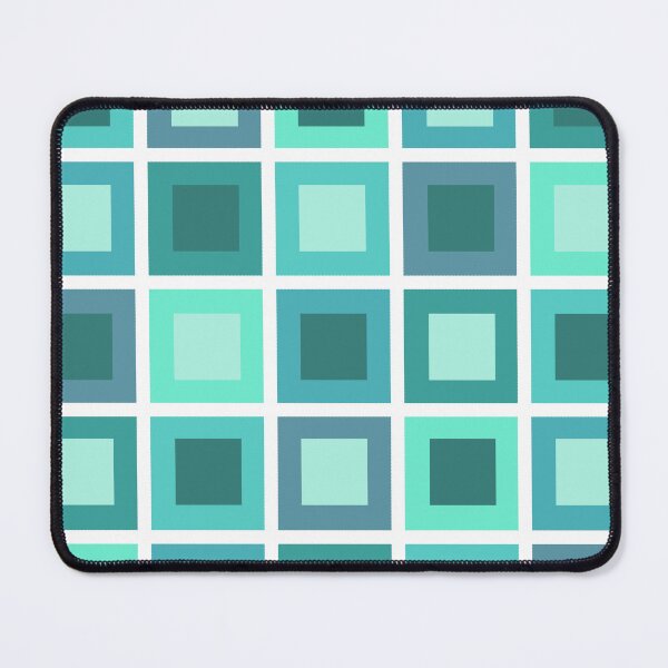 Item preview, Retro 1950s Tiles Pattern Turquoise designed and sold by thepixelgarden.