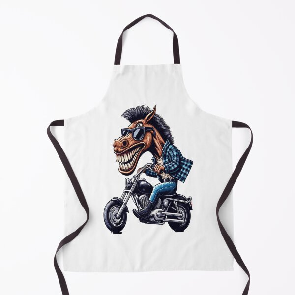 Item preview, Horse Riding Motorcycle Vintage Subversive Cartoon designed and sold by kustomart.