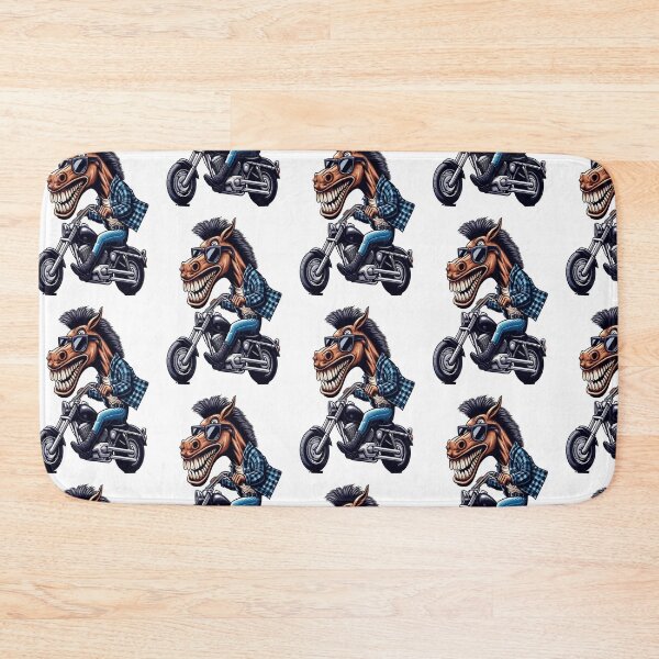 Item preview, Horse Riding Motorcycle  Vintage Subversive Cartoon designed and sold by kustomart.