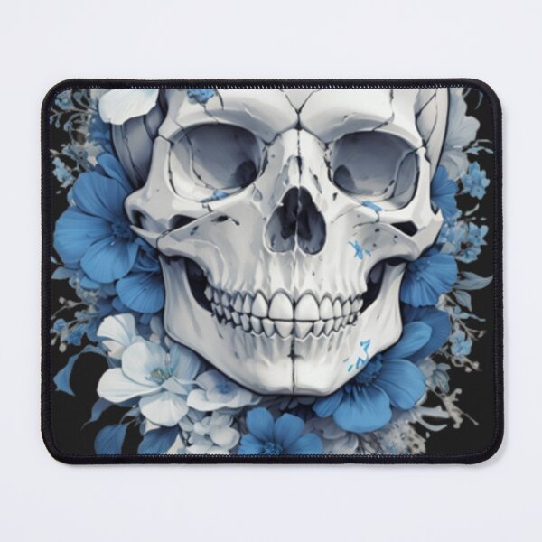 Item preview, Botanical Elegance: Celeste Skull and Flowers Design designed and sold by ArtemExpressio.