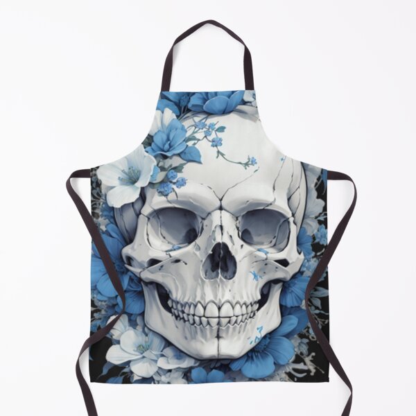 Item preview, Botanical Elegance: Celeste Skull and Flowers Design designed and sold by ArtemExpressio.