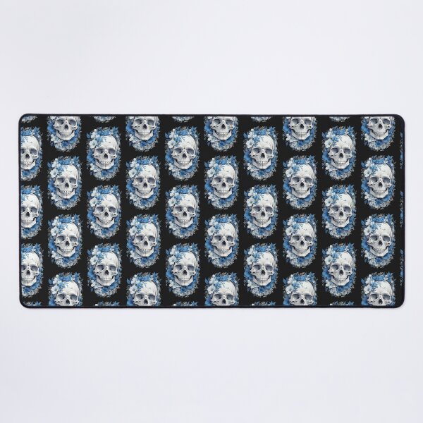 Item preview, Botanical Elegance: Celeste Skull and Flowers Design designed and sold by ArtemExpressio.