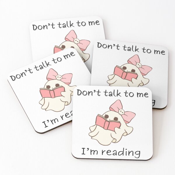 Item preview, Don't talk to me I'm reading | booktok | halloween designed and sold by terroronslashst.