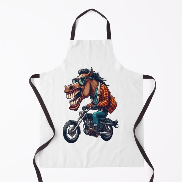 Item preview, Horse Riding Motorcycle Vintage Subversive Cartoon designed and sold by kustomart.