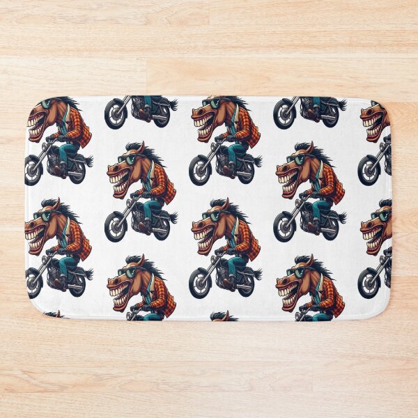 Item preview, Horse Riding Motorcycle  Vintage Subversive Cartoon designed and sold by kustomart.