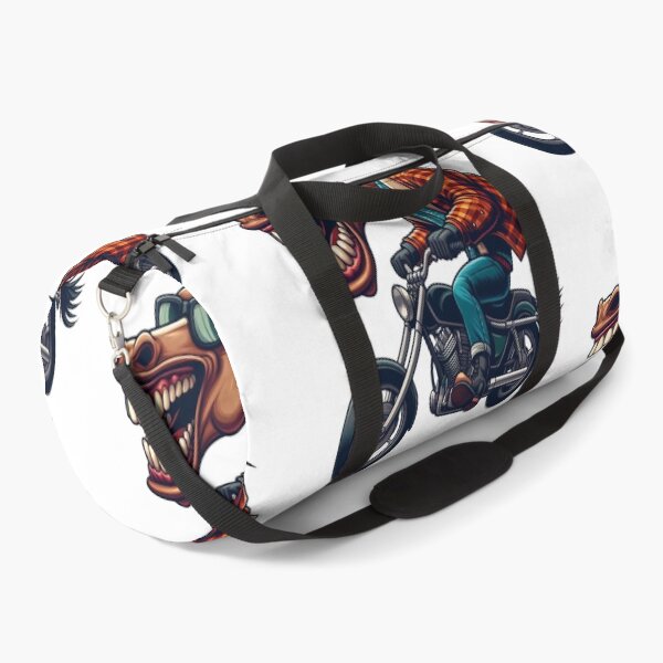 Item preview, Horse Riding Motorcycle Vintage Subversive Cartoon designed and sold by kustomart.