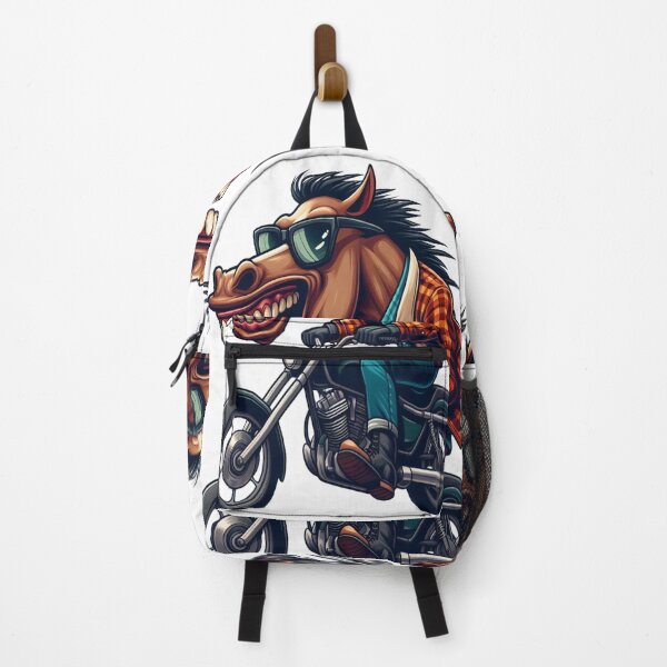 Item preview, Horse Riding Motorcycle  Vintage Subversive Cartoon designed and sold by kustomart.
