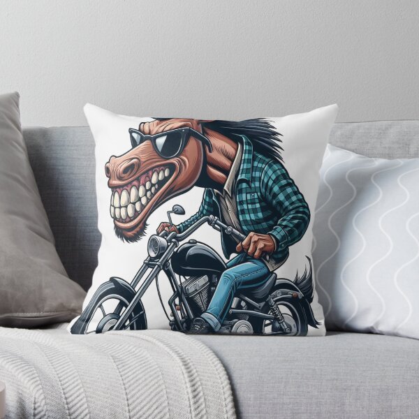 Harley davidson throw store pillows