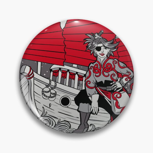 Item preview, Lady Pirate with a Junk Ship designed and sold by labrattish.