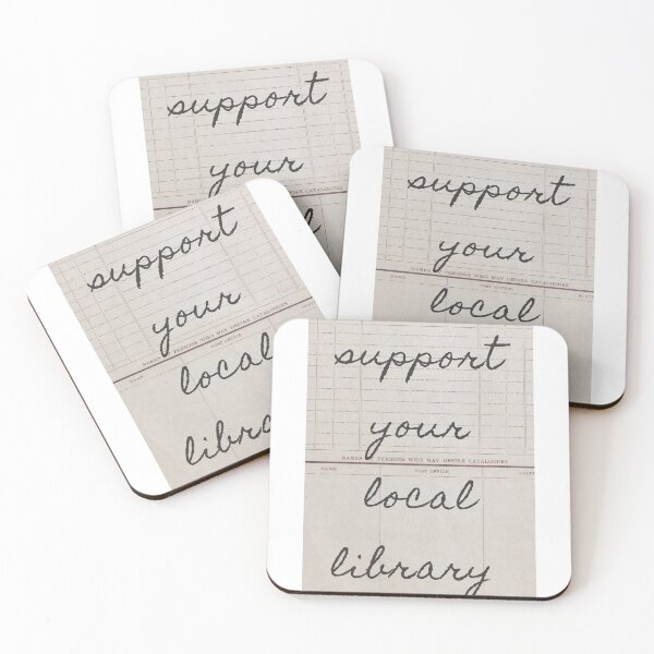 Item preview, Support your local library designed and sold by rosepetaltea.