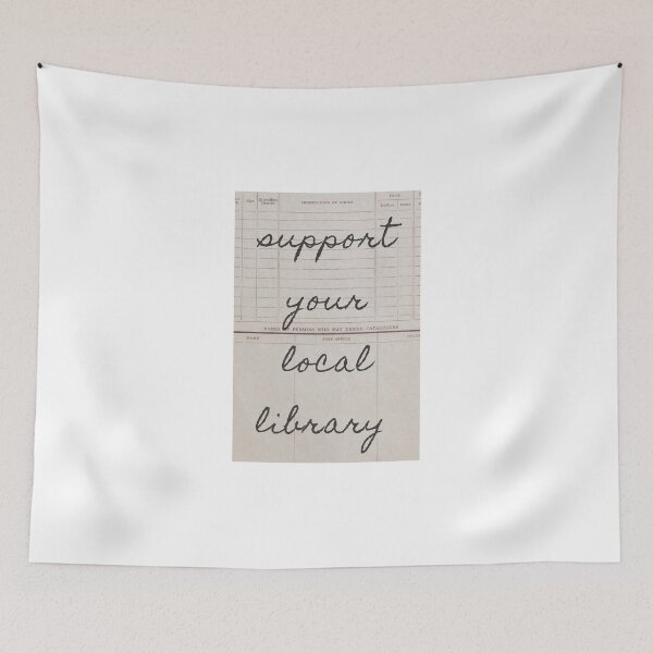 Item preview, Support your local library designed and sold by rosepetaltea.