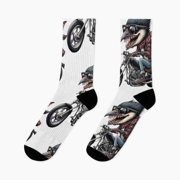 Item preview, Sparrow Riding Motorcycle  Vintage Subversive Cartoon designed and sold by kustomart.