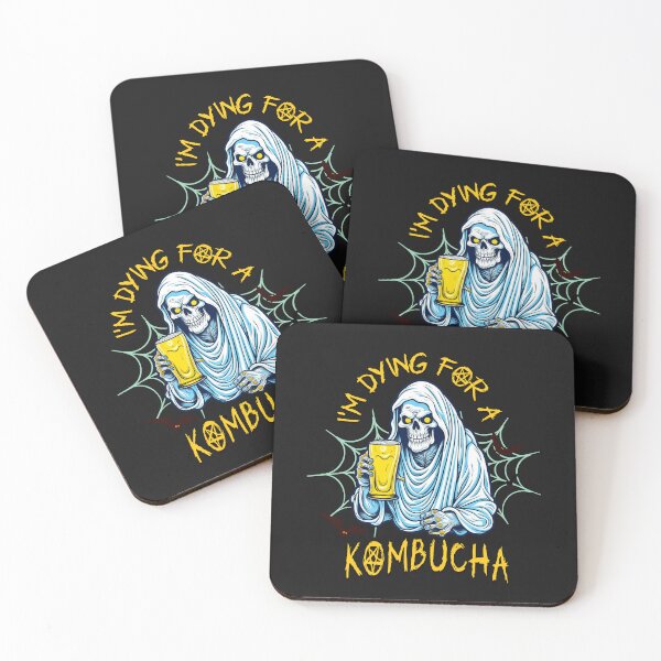 Item preview, Grim Reaper is Dying for a Kombucha! designed and sold by TempoTees.