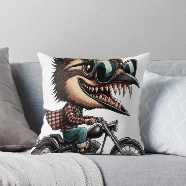 Item preview, Sparrow Riding Motorcycle  Vintage Subversive Cartoon designed and sold by kustomart.
