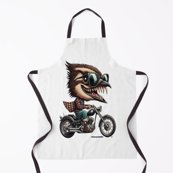 Item preview, Sparrow Riding Motorcycle Vintage Subversive Cartoon designed and sold by kustomart.