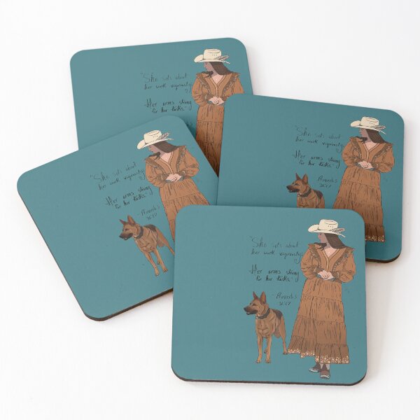 Item preview, Proverbs 31:17 Cowgirl designed and sold by Old Water Cryptid .