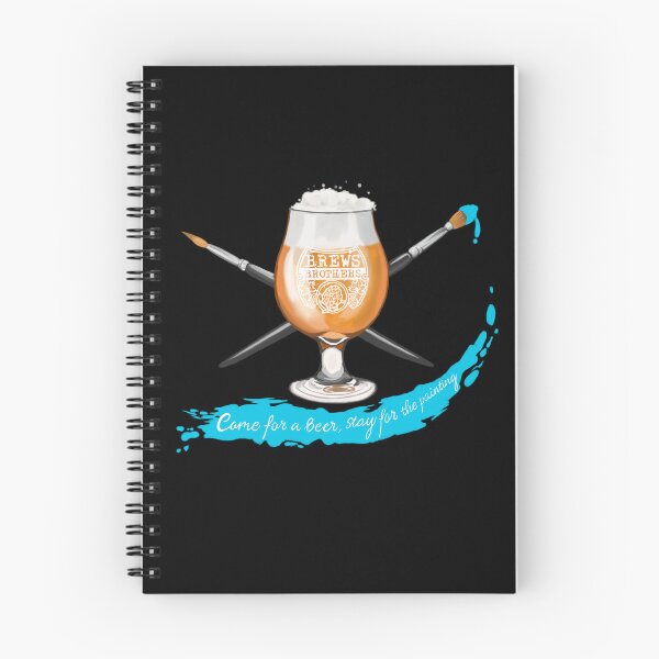 Item preview, Brushes & Brews Logo designed and sold by BarefootSeeker.