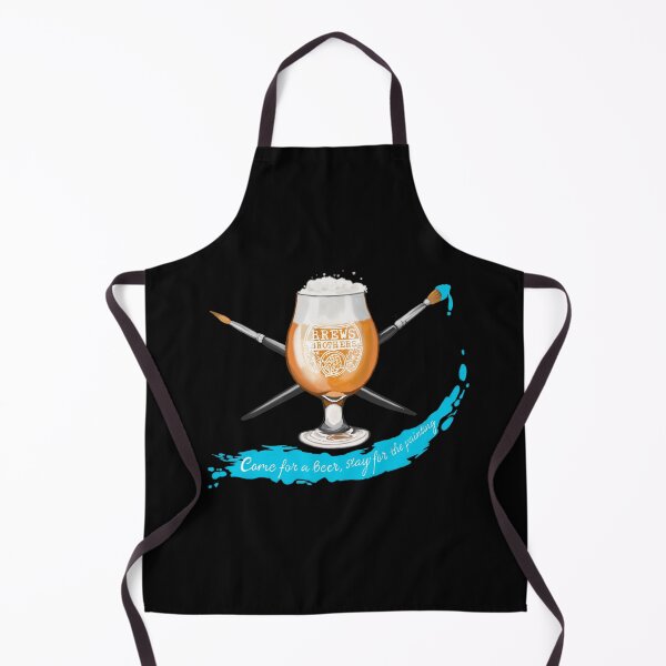 Item preview, Brushes & Brews Logo designed and sold by BarefootSeeker.