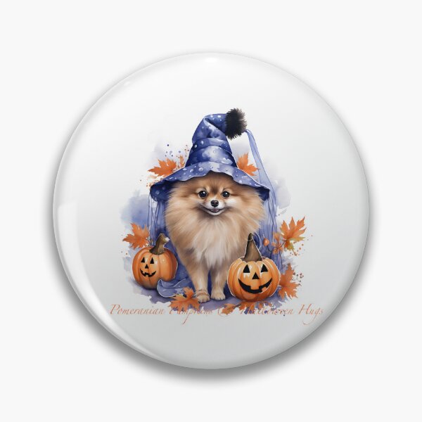 Item preview, Pomeranian Pumpkins & Halloween Hugs designed and sold by whitebirchmerch.