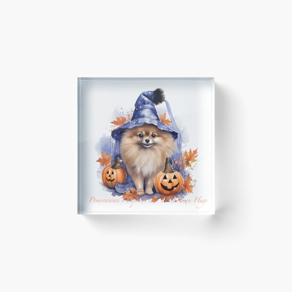 Item preview, Pomeranian Pumpkins & Halloween Hugs designed and sold by whitebirchmerch.