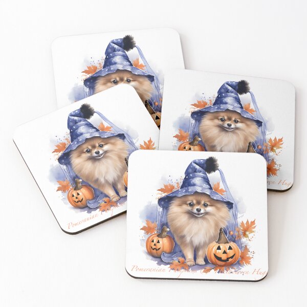 Item preview, Pomeranian Pumpkins & Halloween Hugs designed and sold by whitebirchmerch.