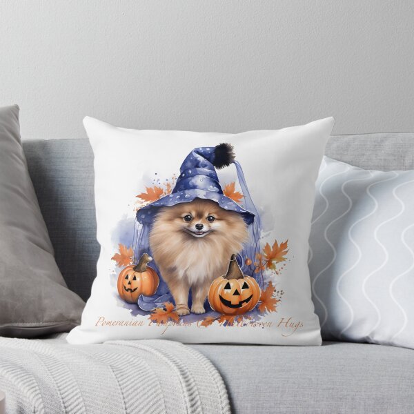Item preview, Pomeranian Pumpkins & Halloween Hugs designed and sold by whitebirchmerch.