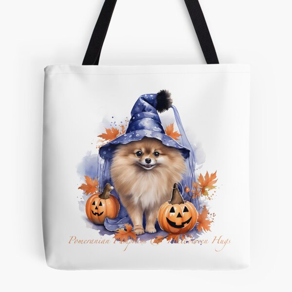 Item preview, Pomeranian Pumpkins & Halloween Hugs designed and sold by whitebirchmerch.