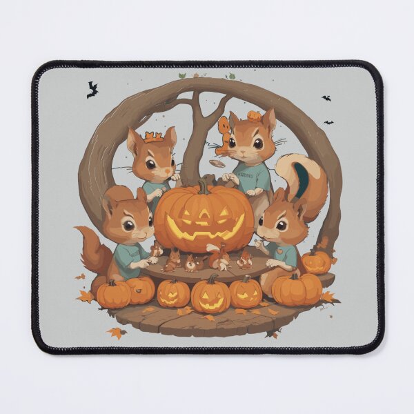 Item preview, Pumpkin-Carving Squirrels: Nuts About Fall - Autumn Themed designed and sold by MindfulVisionz.