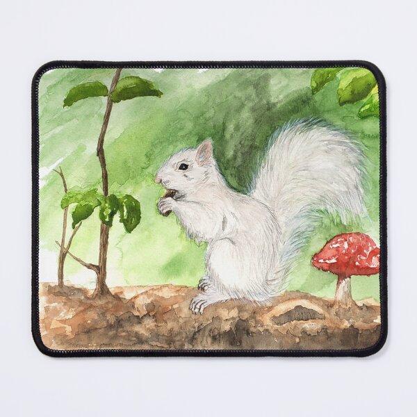 Item preview, White Squirrel of Olney designed and sold by KelsImpressions.