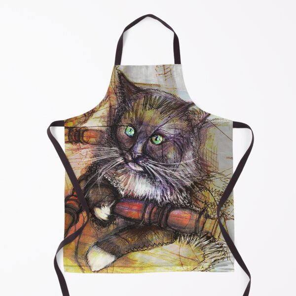 Item preview, Fluffy Black Tuxedo Cat designed and sold by amoribella-blue.