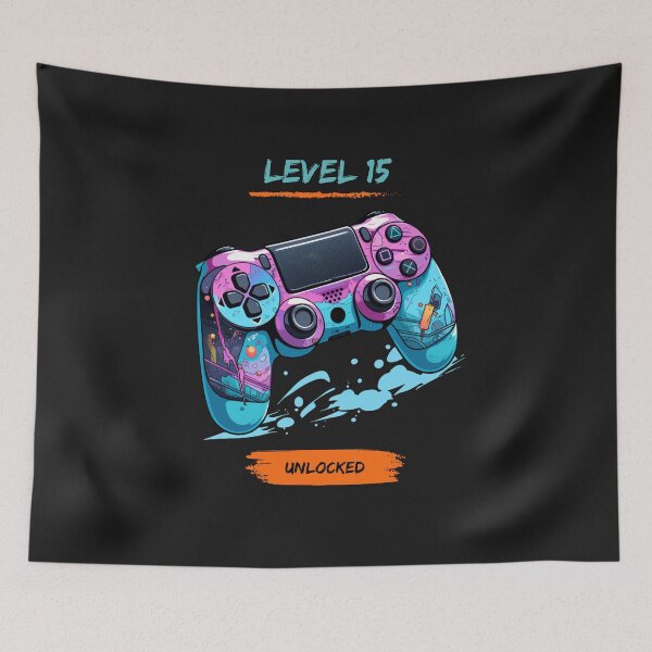 Item preview, Level 15 Unlocked Video Game Controller Skin  designed and sold by T1337.