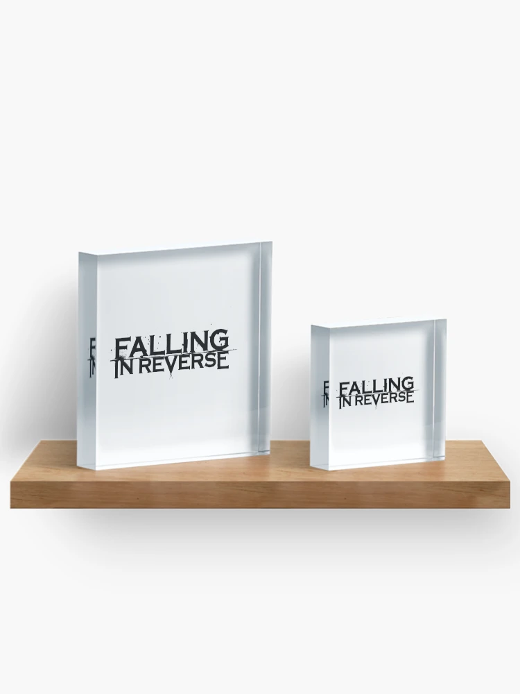 Thumbnail 3 of 5, Acrylic Block, Falling In Reverse Merch Falling In Reverse Logo designed and sold by pooblios.