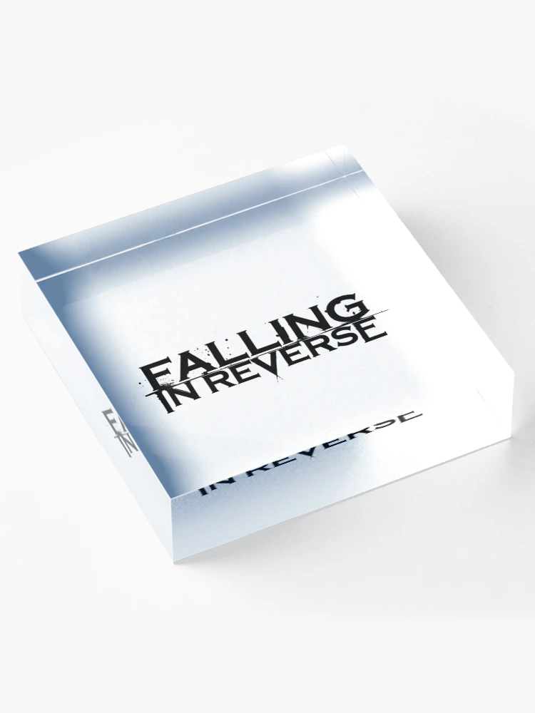 Thumbnail 4 of 5, Acrylic Block, Falling In Reverse Merch Falling In Reverse Logo designed and sold by pooblios.