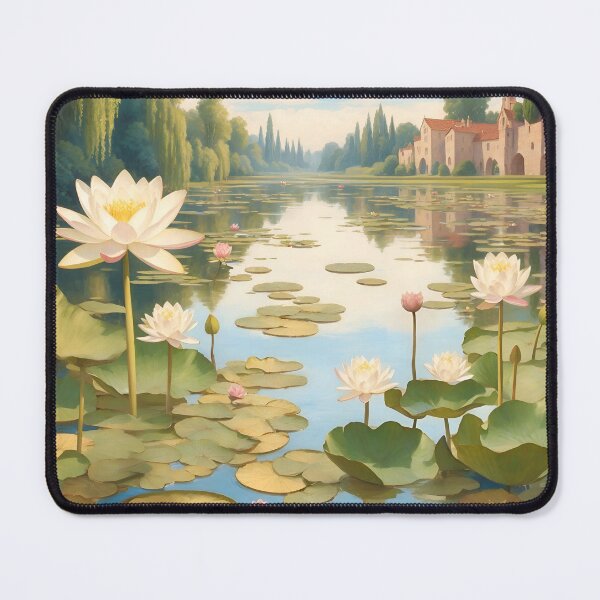 Item preview, Water Lilies in Tranquil Scenery designed and sold by Neranchara.
