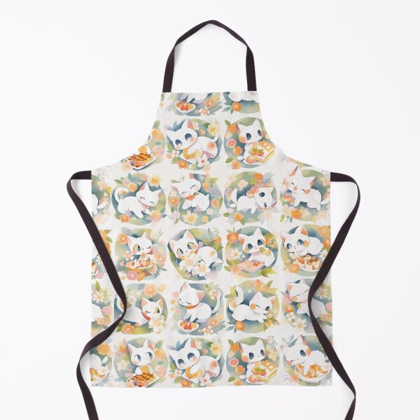 Item preview, Cute Anime Cat Pattern designed and sold by scarlos1.