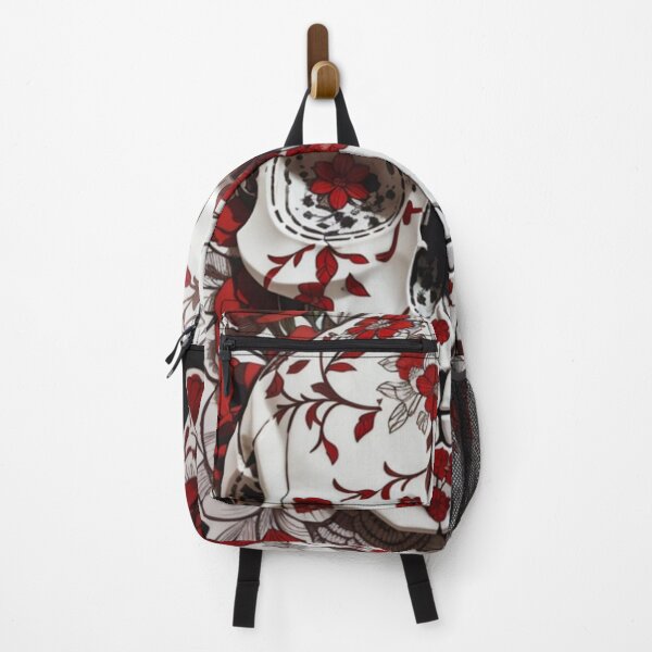 Item preview, Whispers of Nature: Red Flowers Embrace the Skull designed and sold by ArtemExpressio.