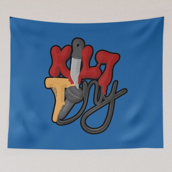 Item preview, Kill Tony Ill Illustration With Custom Letters & Mic Outlined designed and sold by Kill Tony Fan Designs.