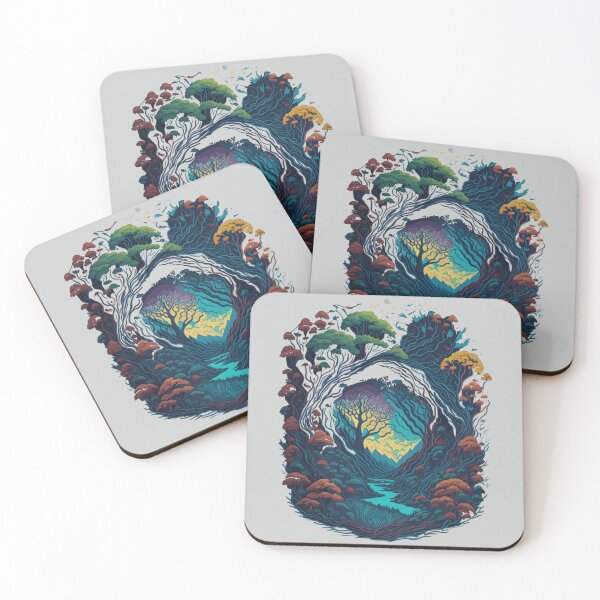 Item preview, Enchanted Woods and Eerie Vibes - Spooky Artwork designed and sold by MindfulVisionz.