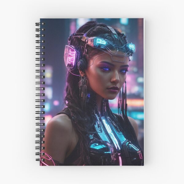 Item preview, Neon Nexus: The Sentient City Cyberpunk Artwork - Futuristic AI, Rebels, and Hackers II designed and sold by luminamatrixart.
