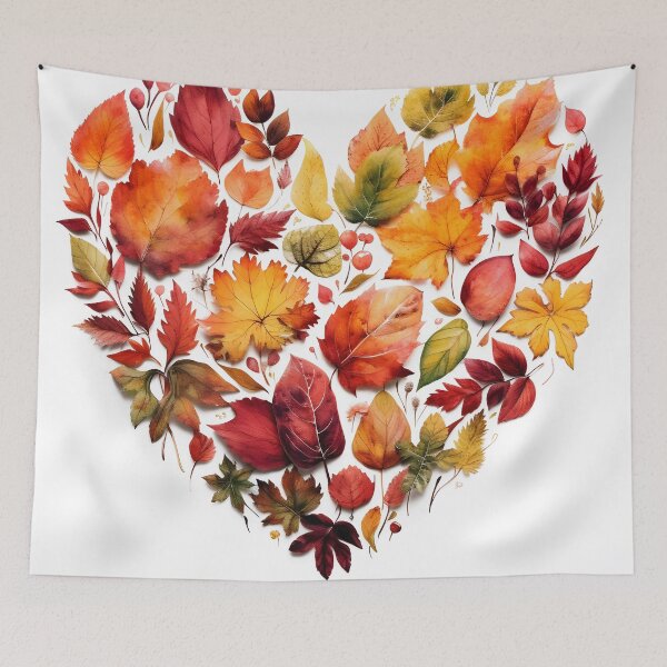 Item preview, Heartshaped fallen leaves designed and sold by ManuelAndreas.