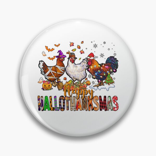 Item preview, Happy Hallothanksmas chicken lover designed and sold by PERsonalthreads.