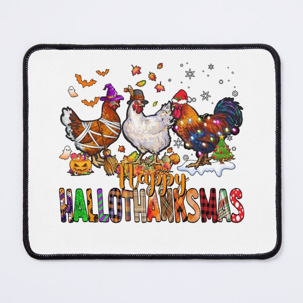 Item preview, Happy Hallothanksmas chicken lover designed and sold by PERsonalthreads.