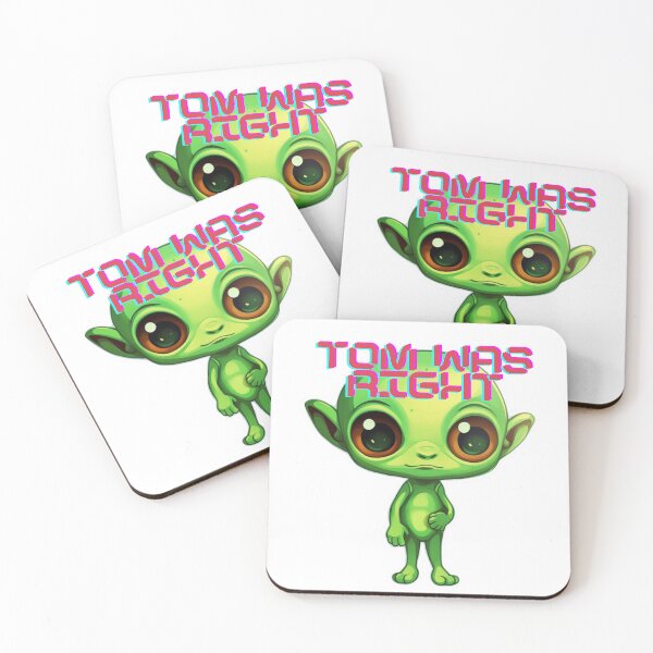 Item preview, Tom Was Right Alien Sticker designed and sold by NebNightsDesign.