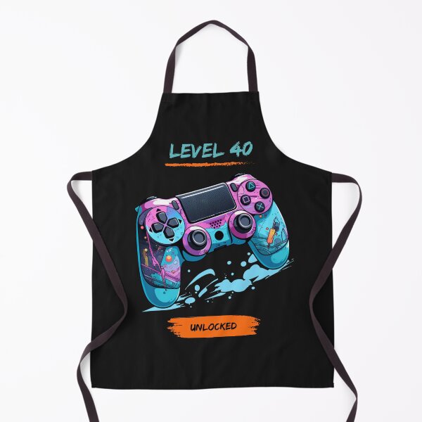 Item preview, Level 40 Unlocked Video Game Controller Blue and Pink Skin  designed and sold by T1337.